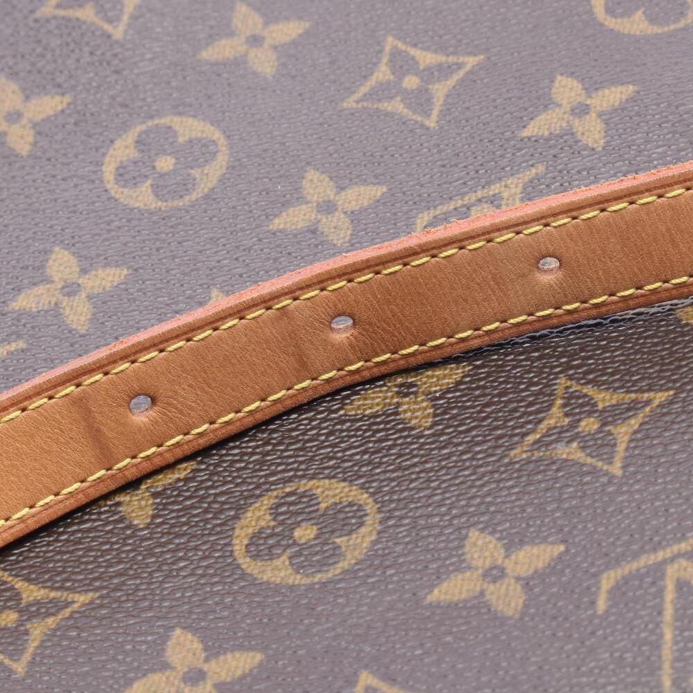 LOUIS VUITTON Authentic Brown Monogram Leather Shoulder Bag - Picture 9 of 9